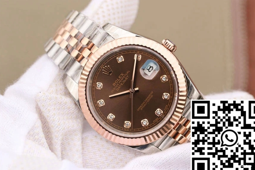 Factory EW Diamond-Studded Rolex Dial Datejust M126331-0004 0805